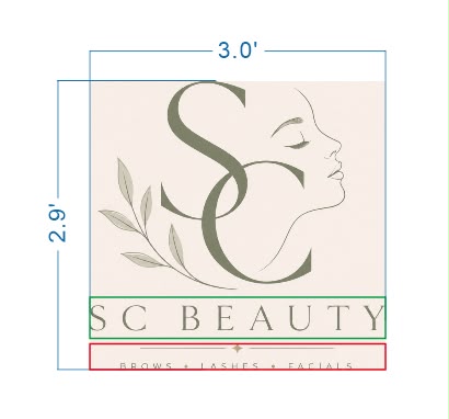 Custom Gold Metal Sign For Sarah Castillejo