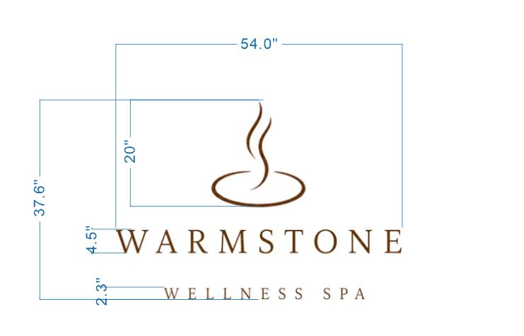 Custom Gold Metal Backlit Sign For Svetlana