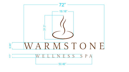 Custom Metal Front Lit Sign For Svetlana