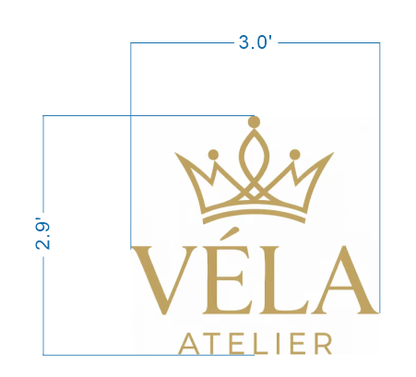 Custom Gold Metal Backlit Sign For Elise