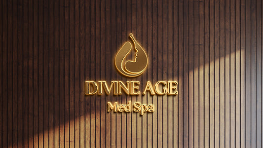 Custom Gold Metal Backlit Sign For