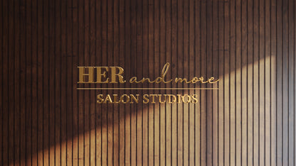 Custom Gold Metal Sign For Amy