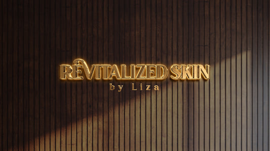 Custom Gold Metal Backlit Sign For Liza