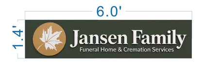 Custom Metal Sign For Daniel L. Jansen