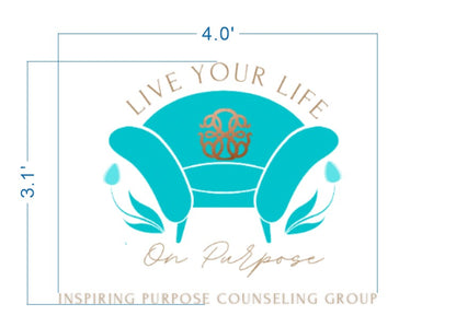 Custom Sign For Live Your Life On Purpose
