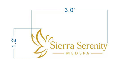 Custom Gold Metal Sign For Jessica