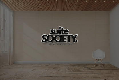 Custom Acrylic Backlit Sign For Suite Society