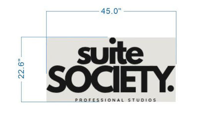 Custom Acrylic Backlit Sign For Suite Society