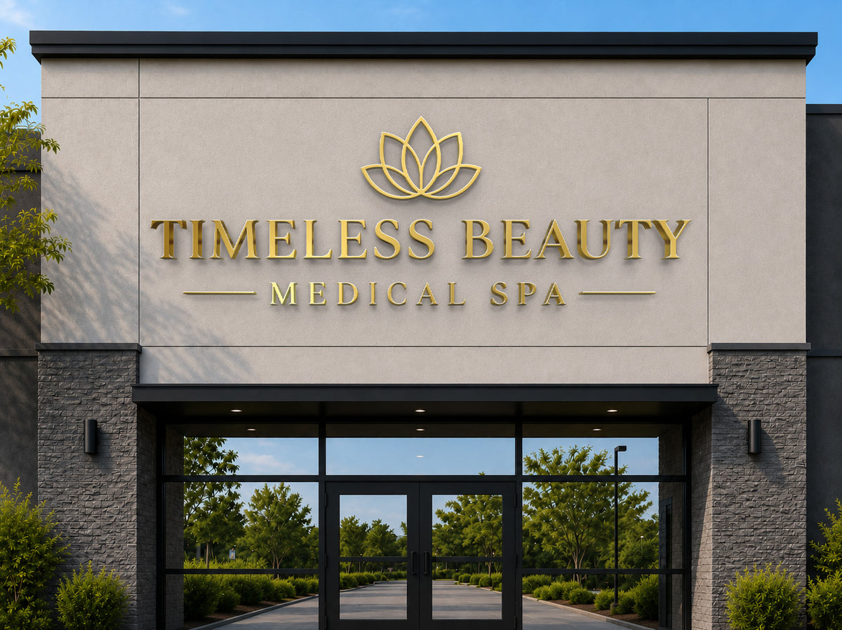 Custom 3D Gold Metal Non-lit Sign For Tanya Marquez