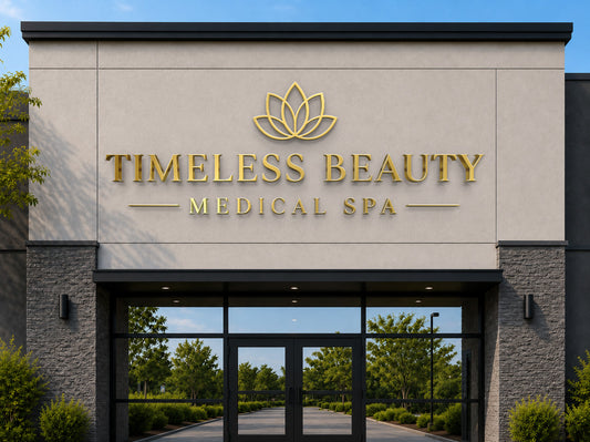 Custom 3D Gold Metal Non-lit Sign For Tanya Marquez